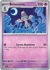 Beheeyem 074/162 · Reverse Holo