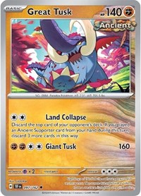 Great Tusk 097/162 · Reverse Holo