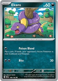 Ekans 100/162 · Reverse Holo