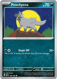 Poochyena 105/162 · Reverse Holo