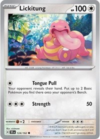 Lickitung 124/162 · Reverse Holo