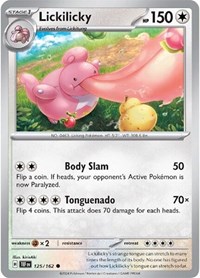 Lickilicky 125/162 · Reverse Holo