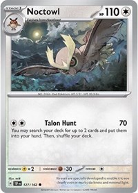 Noctowl 127/162 · Reverse Holo