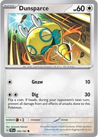 Dunsparce 128/162 · Reverse Holo