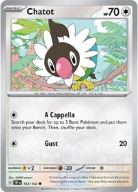 Chatot 132/162 · Reverse Holo