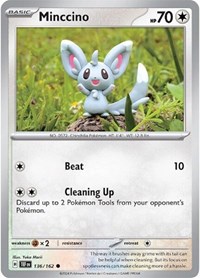 Minccino 136/162 · Reverse Holo