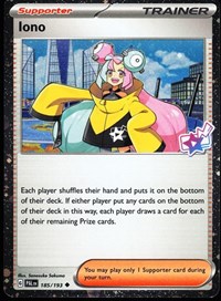 Iono (Cosmo Foil) 185/193 Miscellaneous Cards & Products Pokémon card