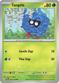 Tangela 001/167 · Reverse Holo