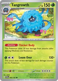 Tangrowth 002/167 · Reverse Holo