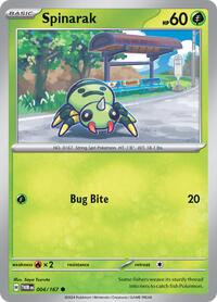 Spinarak 004/167 · Reverse Holo
