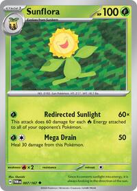 Sunflora 007/167 · Reverse Holo