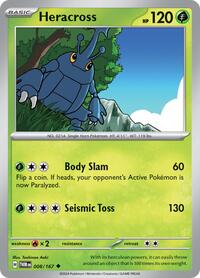 Heracross 008/167 · Reverse Holo