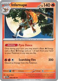 Infernape 033/167 · Reverse Holo