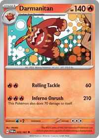 Darmanitan 035/167 · Reverse Holo