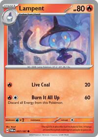 Lampent 037/167 · Reverse Holo
