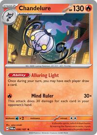 Chandelure 038/167 · Reverse Holo
