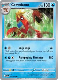 Crawdaunt 048/167 · Reverse Holo