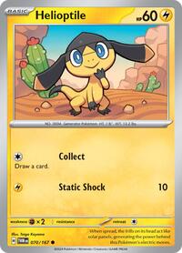 Helioptile 070/167 · Reverse Holo
