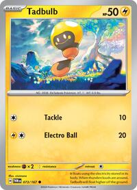Tadbulb 073/167 · Reverse Holo