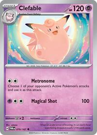 Clefable 079/167 · Reverse Holo