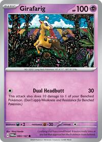 Girafarig 083/167 · Reverse Holo