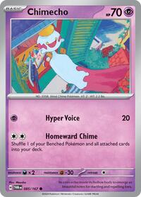 Chimecho 085/167 · Reverse Holo