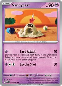 Sandygast 091/167 · Reverse Holo