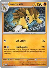 Sandslash 098/167 · Reverse Holo