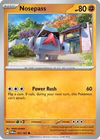 Nosepass 101/167 · Reverse Holo