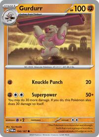 Gurdurr 104/167 · Reverse Holo