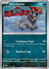 Poochyena 113/167 · Reverse Holo