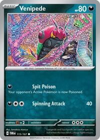 Venipede 115/167 · Reverse Holo