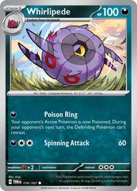 Whirlipede 116/167 · Reverse Holo