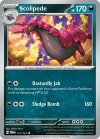 Scolipede 117/167 · Reverse Holo