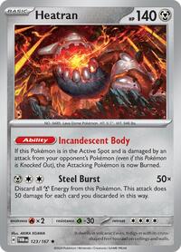 Heatran 123/167 · Reverse Holo