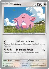 Chansey 133/167 · Reverse Holo