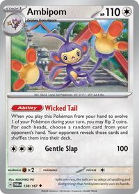 Ambipom 138/167 · Reverse Holo