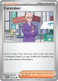 Caretaker 144/167 Twilight Masquerade Reverse Holo Pokémon card