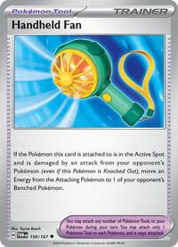 Handheld Fan 150/167 Twilight Masquerade Reverse Holo Pokémon card