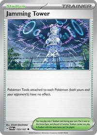 Jamming Tower 153/167 Twilight Masquerade Reverse Holo Pokémon card