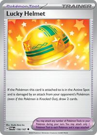 Lucky Helmet 158/167 Twilight Masquerade Reverse Holo Pokémon card