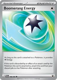 Boomerang Energy 166/167 Twilight Masquerade Reverse Holo Pokémon card