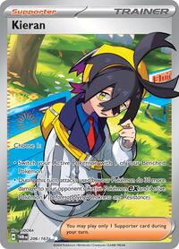 Kieran 206/167 Twilight Masquerade Pokémon card