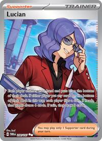 Lucian 208/167 Twilight Masquerade Pokémon card