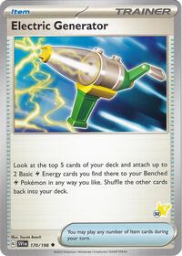 Electric Generator - Pikachu 32 170/198 Battle Academy 2024 Pokémon card
