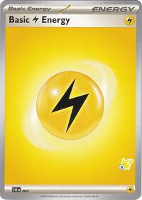Basic Lightning Energy - Pikachu 8 004 Battle Academy 2024 Pokémon card