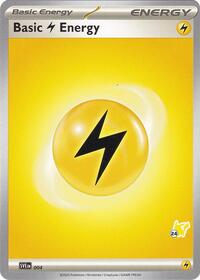 Basic Lightning Energy - Pikachu 24 004 Battle Academy 2024 Pokémon card