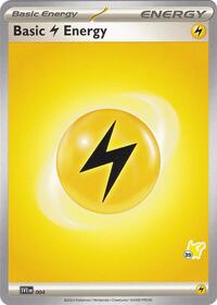 Basic Lightning Energy - Pikachu 39 004 Battle Academy 2024 Pokémon card