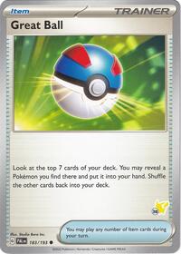 Great Ball - Pikachu 38 183/193 Battle Academy 2024 Pokémon card