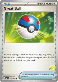 Great Ball - Pikachu 57 183/193 Battle Academy 2024 Pokémon card